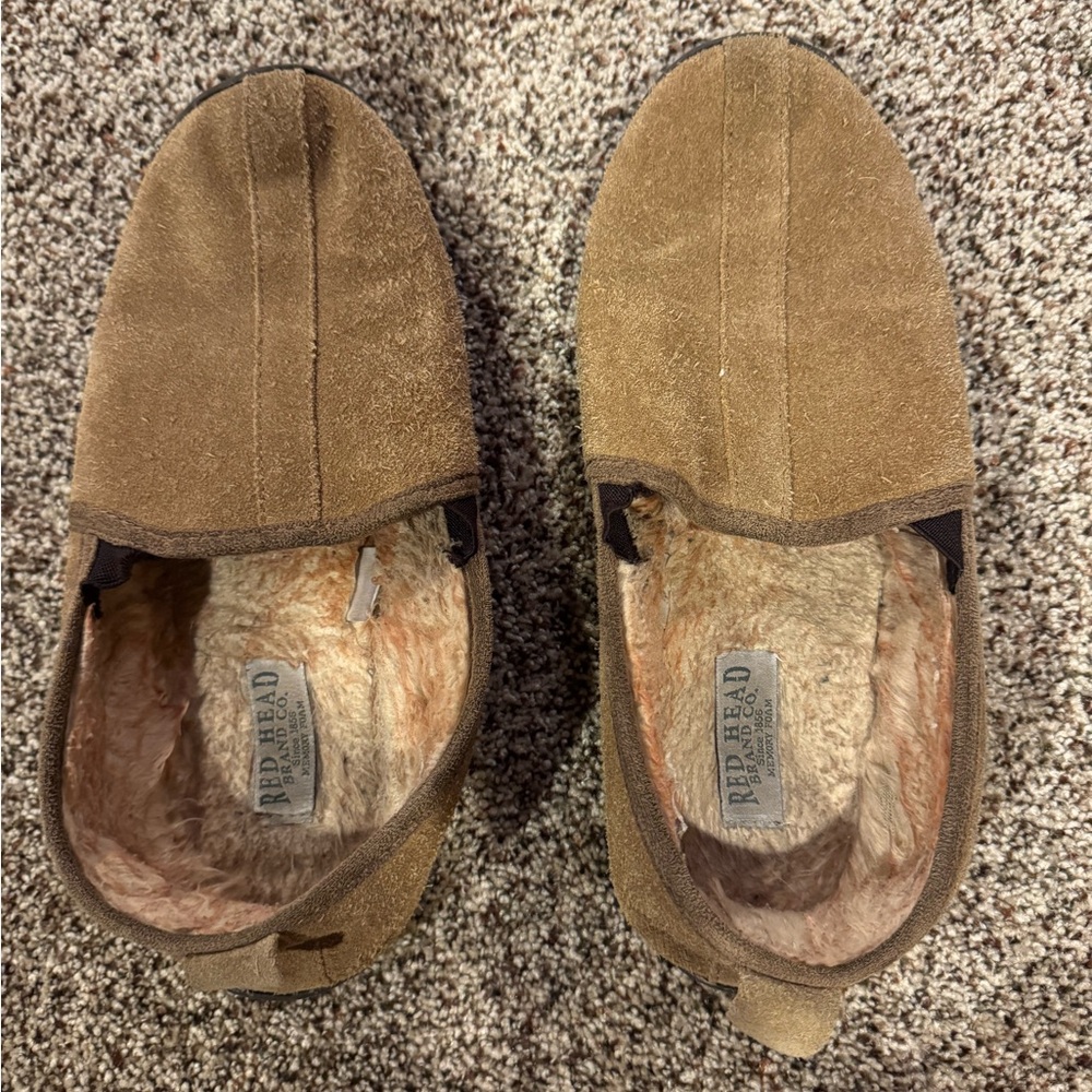 RedHead Brown Loafers Slip-On Suede Comfort